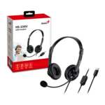 AURICULARES + MIC GENIUS HS-220U USB-C 2.4MT