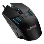 Mouse Gamer Movil Logix MG16 Caster RGB Negro