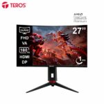 Monitor Teros TE-2766G Gaming 27" Curvo VA FHD (1920X1080) 180Hz 1ms Ficha USA