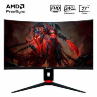 Monitor Teros TE-2764G Gaming 27" Curvo VA FHD (1920 x 1080) 240Hz 1ms Ficha USA