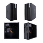 Gabinete Teros TE-1036S Mid Tower Fans 120cm c/Fuente 250W Black