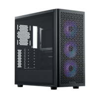 Gabinete Cooler Master Elite 502 Black 4 Fans ARGB s/fuente