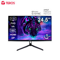 Monitor Teros TE-2475G Gaming 24.5" Plano VA FHD (1920X1080) 180Hz 1ms Ficha USA
