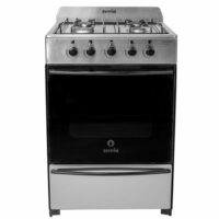 Cocina Escorial Master Classic Gas 4 Hornallas Acero Inox Color Plateado