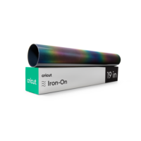 Cricut Explore 5, Vinilo IronOn Arcoiris x20hojas, Vinilo IronOn Glitter x6hojas, Cinta Transferencia, Tapete STD x3