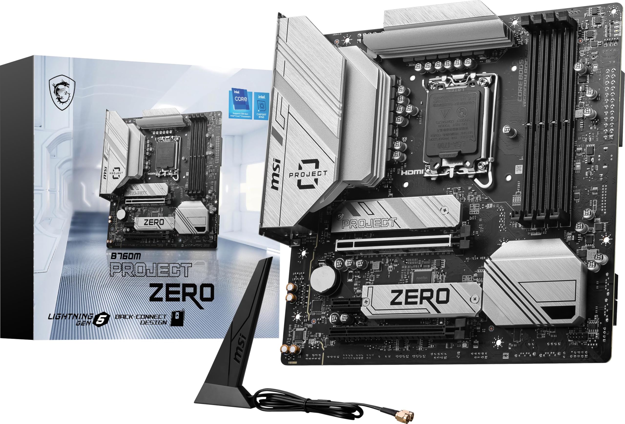 MB MSI S1700 B760M PROJECT ZERO DDR5 BOX M-ATX