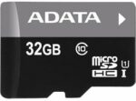 Tarjeta de Memoria ADATA Premier microSDHC 32GB UHS-I U1 A1 V10 100MB/s c/adaptador