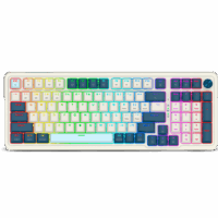 Teclado Redragon Eisa Pro K686 Blanco - Azul