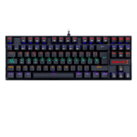 Teclado Redragon Kumara 2 K552 Rainbow Negro