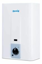 Calefon a Gas Natural 14L Escorial CE-14LBN Blanco