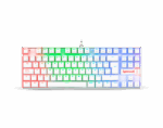 Teclado Redragon Kumara 2 K552 Rainbow Blanco