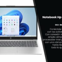 Notebook Hp 15-fc0237la, AMD Ryzen™ 3 7320U, 8GB Ram, 512GB SSD, Windows 11 Home
