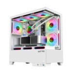 Gabinete Corsair FRAME 4000X RS Mid-Tower TG Fan x3 White (3885