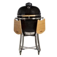 Parrilla Kamado Bbq Grill Kadu K27 Ahumador Ceramico Negro