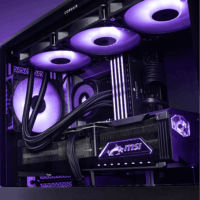 Gabinete Corsair FRAME 4000X RS Mid-Tower TG Fan x3 Black (8828)
