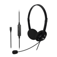 Xtech Auriculares USC C Vincha , cable