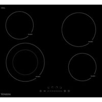 Anafe Eléctrico Vitrocerámica Empotrables de 60cm Vondom C6465B Negro