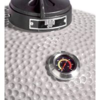 Parrilla Kamado Bbq Grill Kadu K21 Ahumador Ceramico Blanco con funda