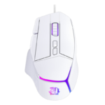 Mouse Gamer Raptor Storm Grip 9 botones 8000dpi retroiluminado White (2937)