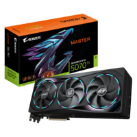 Placa de Video Gigabyte Aorus GeForce RTX™ 5070 Ti MASTER 16GB
