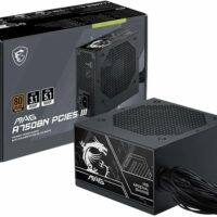 Fuente MSI MAG A750BN 750W 80 Plus Bronze PCIE 5.1 / ATX 3.1 (4317)