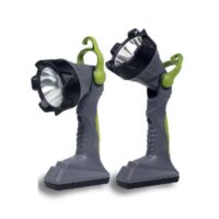 VELADOR DE ESCRITORIO - NEGRO - 3W (160Lm) - PARA 4 AA O USO CON CABLE USB - SENSOR TACTIL (IL-VELD