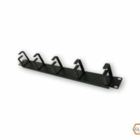 ORGANIZADOR DE CABLE GLC 19" 1U NEGRO