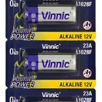 BLISTER DE PILAS VINNIC  ALCALINA 23A 12W X5 UNIDADES (L1028F)