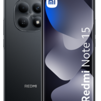 CELULAR XIAOMI REDMI NOTE 15 256GB-8GB BLACK DUAL NANO SIM (MZB0NJJAR)
