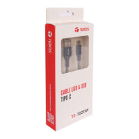 Cable Teros USB-A a USB-C Grey