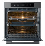 Horno Eléctrico Empotrable Pirolítico Con Air Fry 81 L- 60cm Color Negro