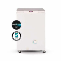 FREEZER INELRO FIH-130 A -  INVERTER BLANCO 135L RUEDAS