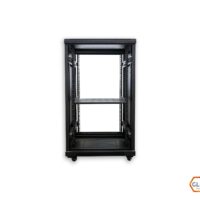 GLC RACK 20U 600MM 19" PTA.CRISTAL DESARMADO