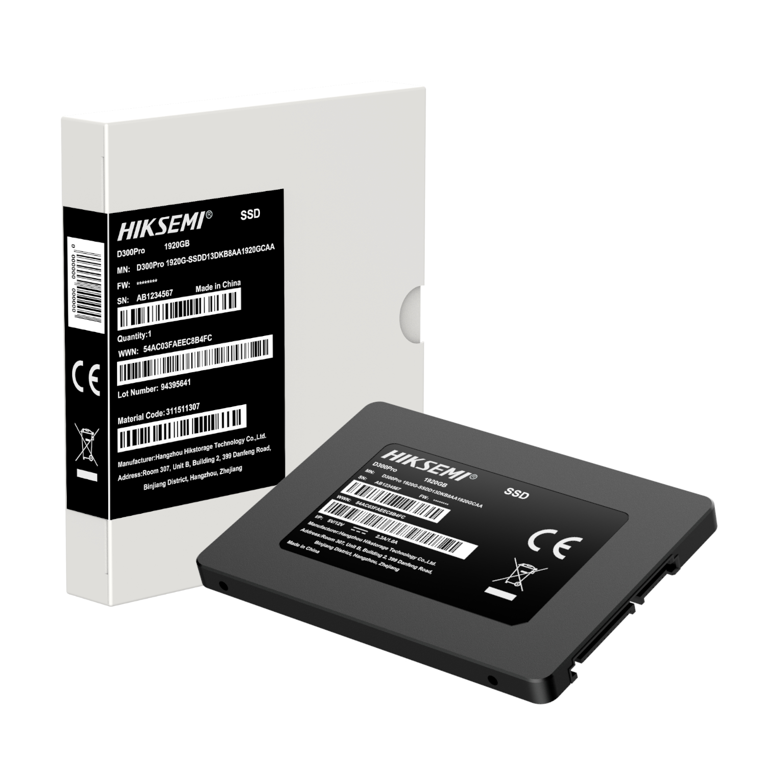 SSD 1920G HIK D300 DATA CENTER