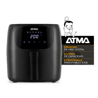 FREIDORA DE AIRE ATMA 6.5L NEG