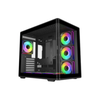 Gabinete Cooler Master Elite 660 3 fans ARGB Black