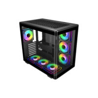 Gabinete Cooler Master Elite 461 Black 3 Fans ARGB