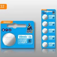 BLISTER DE PILAS VINNIC LITIO 3V 2032 X5 UNIDADES (CR2032)