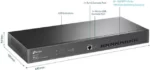 SWITCH 8P TP-LINK SX3008F 10GBPS SFP + L2 + ADMIN