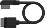 Cable CORSAIR iCUE LINK 2x 200mm con conector 90° negro