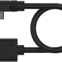 Cable CORSAIR iCUE LINK 2x 200mm con conector 90° negro