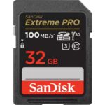 Tarjeta de Memoria SanDisk Extreme PRO SDHC 32GB UHS-I U3 V30 4K UHD 100MB/s