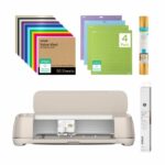 Cricut Maker 4 Vinilo Multicolor y Dorado Texturizado Cinta de Transferencia y Pack de Tapetes