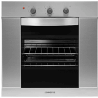 Horno A Gas Longvie H1900xf Con Grill Eléctrico De Empotrar Color Acero Inoxidable