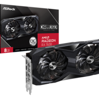 PLACA ASROCK RADEON RX7600 CHALLENGER D 8GB OC (90-GA41ZZ-00UANZ)