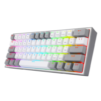 Teclado Inalámbrico Fizz Pro K616 Gris/Blanco