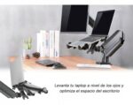SOPORTE INTELAID PORTA NOTEBOOK COMPATIBLE CON SOPORTES VESA APTO PARA DISPOSITIVOS: 12”-18”