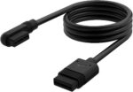 Cable CORSAIR iCUE LINK 2x 200mm con conector derecho negro
