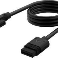 Cable CORSAIR iCUE LINK 2x 200mm con conector derecho negro