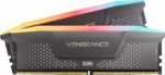 Memoria DDR5 Corsair 32Gb (2x16Gb) 6000 MHz Vengeance RGB AMD Expo & Intel XMP White CL38 (8618)